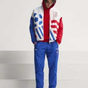 Adidas USA 94 Graphic Woven Track Jacket For Sale