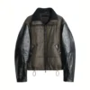 Briar Leather Sleeve Jacket