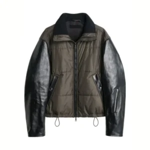 Briar Leather Sleeve Jacket