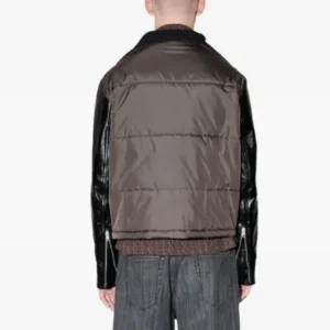 Briar Leather Sleeve Jacket Shop Now