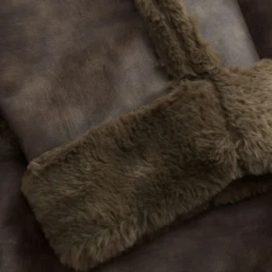 Buy Alpine Faux Shearling Collar Oversized Jacket