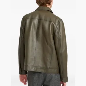 Buy Auréa Structured Pocket Leather Jacket