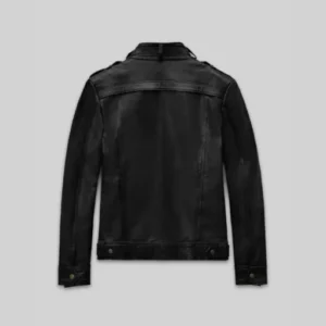 Buy Black Nova Genuine Leather Biker Jacket