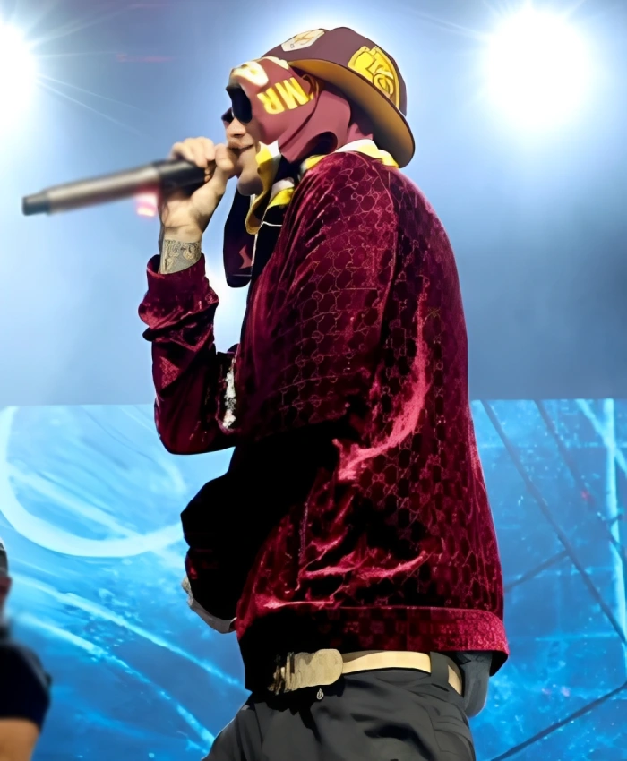 Buy Coachella 2026 Central Cee Red Velvet Jacket