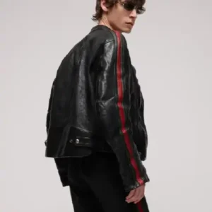 Buy Drake Burning Bridges Leather Jacket For Men