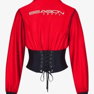 Buy F1 Red Cropped Track Jacket