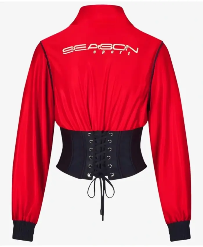 Buy F1 Red Cropped Track Jacket