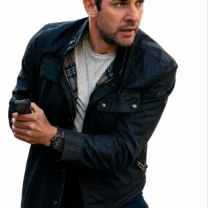 Buy Ghost War John Krasinski Suede Jacket