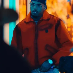 Chris Brown Red Jacket