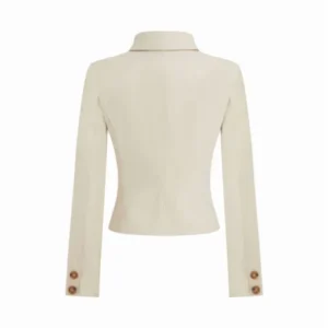 Elyse Asymmetrical Hem Cropped Jacket Buy Now
