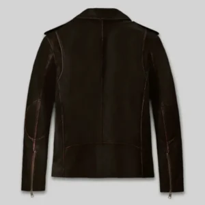 Enforcer Classic Dark Brown Biker Leather Jacket Shop Now