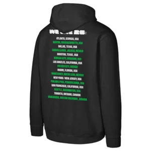 FIFA World Cup 2026 Host Cities Black Hoodie Shop Now