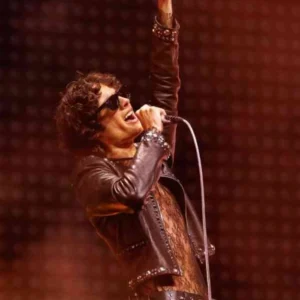 Get Coachella 2026 Sombr Studded Leather Jacket