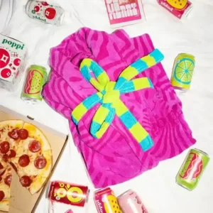 Get Poppi Pink Bath Robe