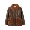 Iconic Patch Pocket Shearling Jacket