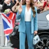 Kate Middleton Italy Trip 2026 Blue Suit