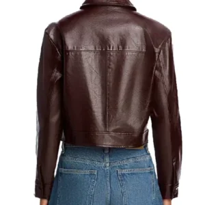 Megan Stalter Burgundy Jacket