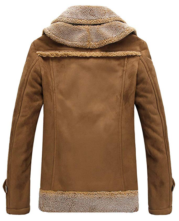 Men’s Thermal Faux Leather Insulated Jacket - Image 2