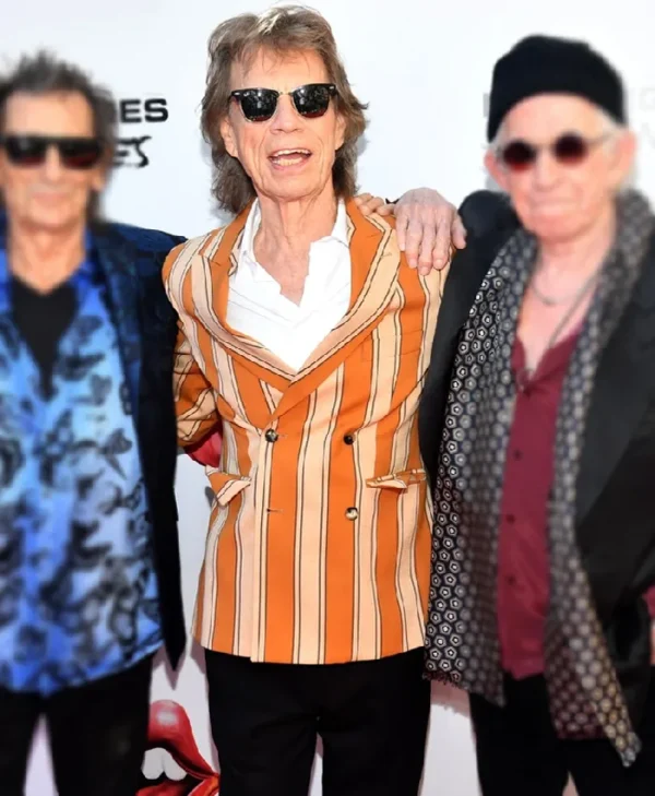 Mick Jagger Brooklyn Striped Blazer