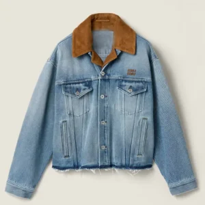 Milly Alcock Miu Miu Denim Jacket