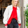 NYC 2026 Sarah Pidgeon White Jacket