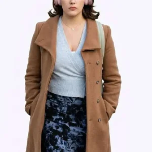 Off Campus S01 Ella Bright Brown Wool Coat