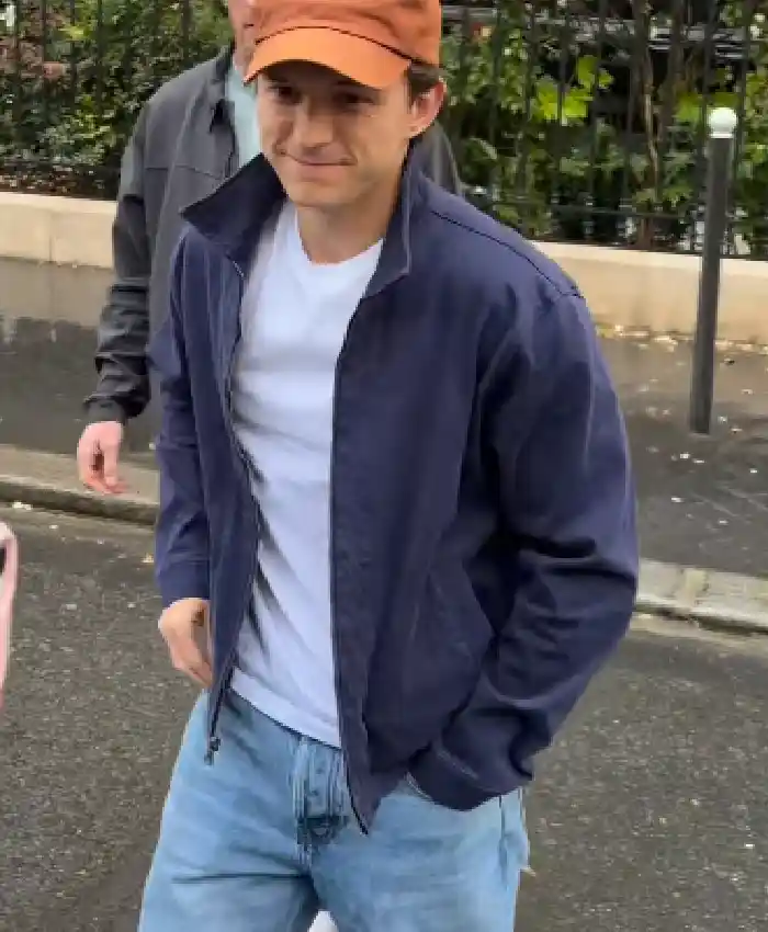 Paris 2026 Tom Holland Blue Jacket
