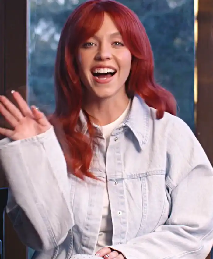 Shop Sydney Sweeney Denim Jacket