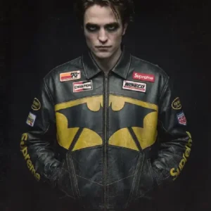 Supreme The Batman Leather Jacket