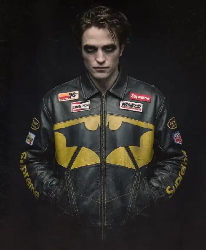 Supreme The Batman Leather Jacket