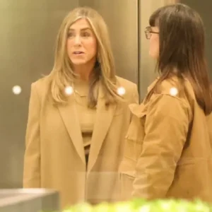 The Morning Show 2026 Jennifer Aniston Brown Coat For Sale