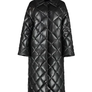 Truth Leather Quilted black Coat