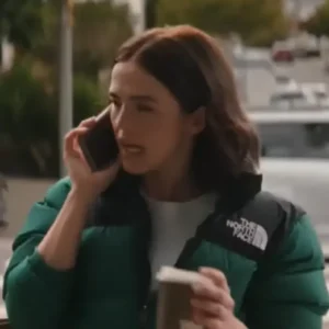 Voicemails for Isabelle 2026 Zoey Deutch Puffer Jacket Shop Now