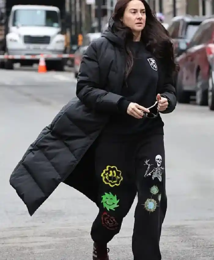 buy Count Me Lies 2026 Shailene Woodley Quilted Puffer Coat