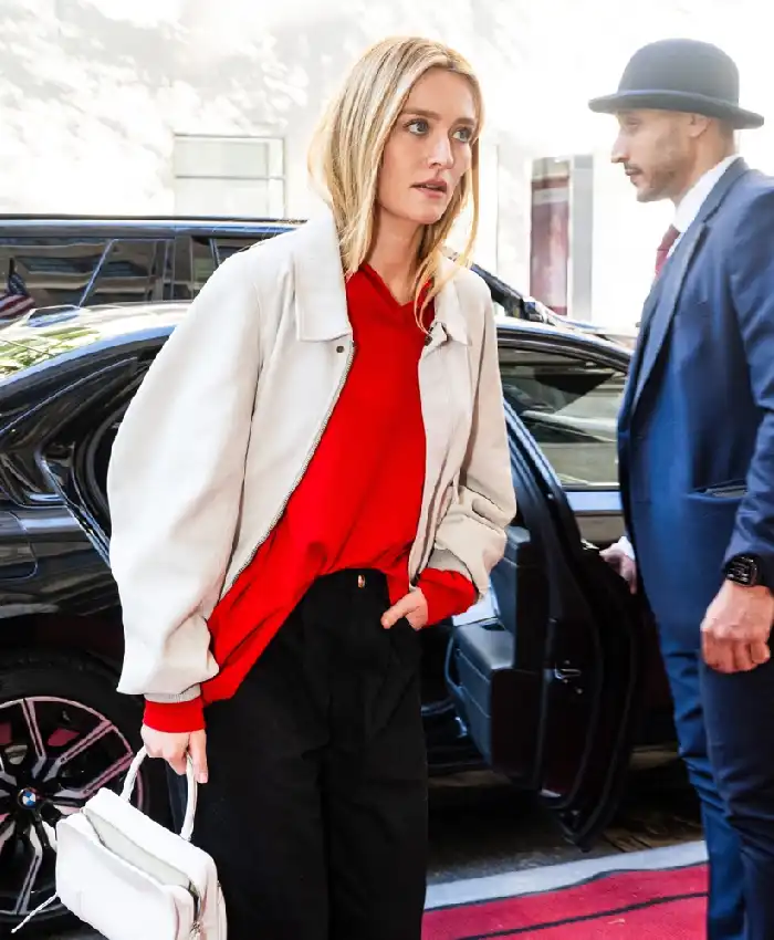 buy NYC 2026 Sarah Pidgeon White Jacket