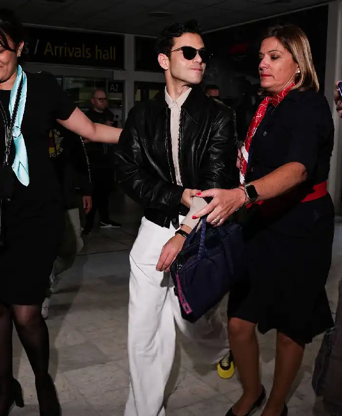 buy Rami Malek 79th Cannes Film Festival Leather Jacket