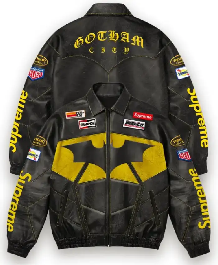 buy Supreme The Batman Leather Jacket