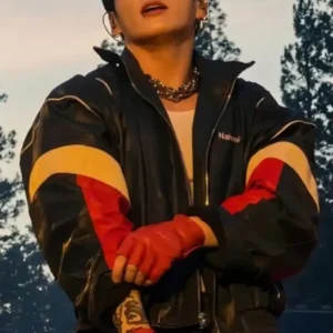 buy now BTS World Tour Stanford Jungkook Nahmias Leather Jacket