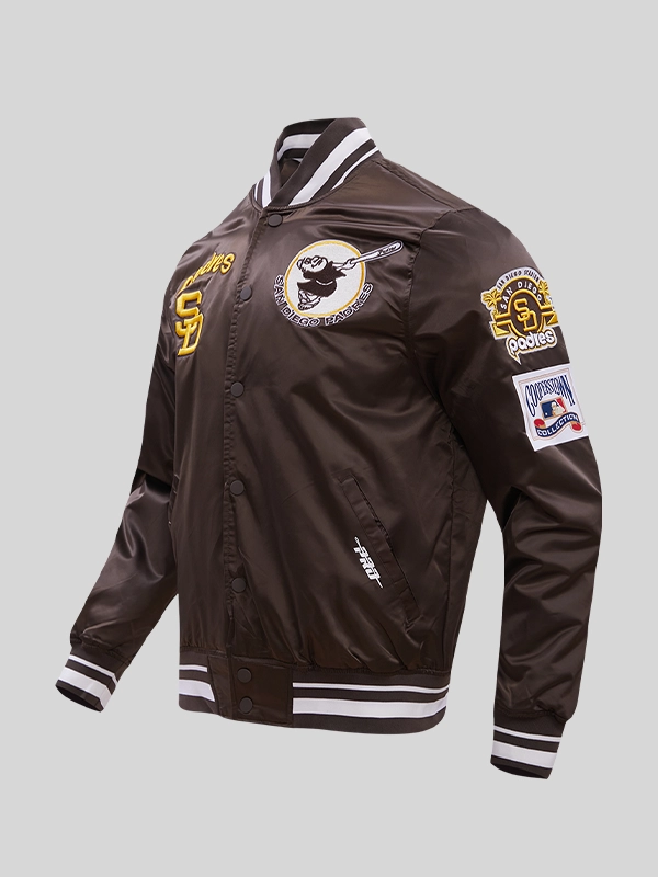 order now MLB San Diego Padres Brown Jacket