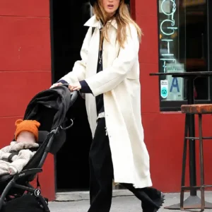 order now NYC 2026 Jennifer Lawrence Off White Coat