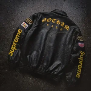 order now Supreme The Batman Leather Jacket