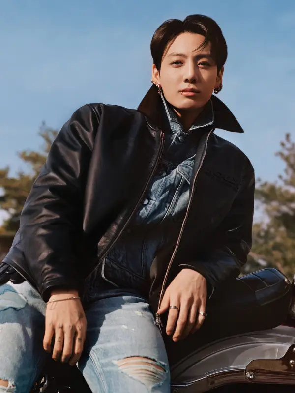 shop now Jungkook Leather Jacket