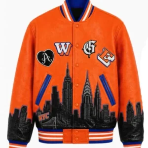 AWGE × New York Knicks Finals Championship Jacket