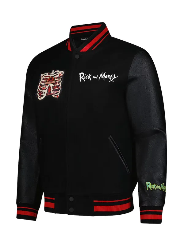 Anatomy-Park-Rick-And-Morty-Black-Wool-Varsity-Jacket.webp
