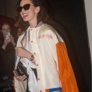 Anne Hathaway Knicks Jacket For Sale
