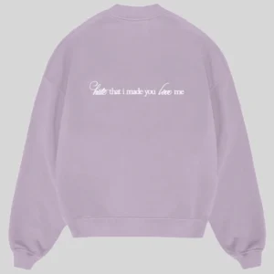 Ariana Grande Hate That I Made You Love Me Crewneck Shop Now