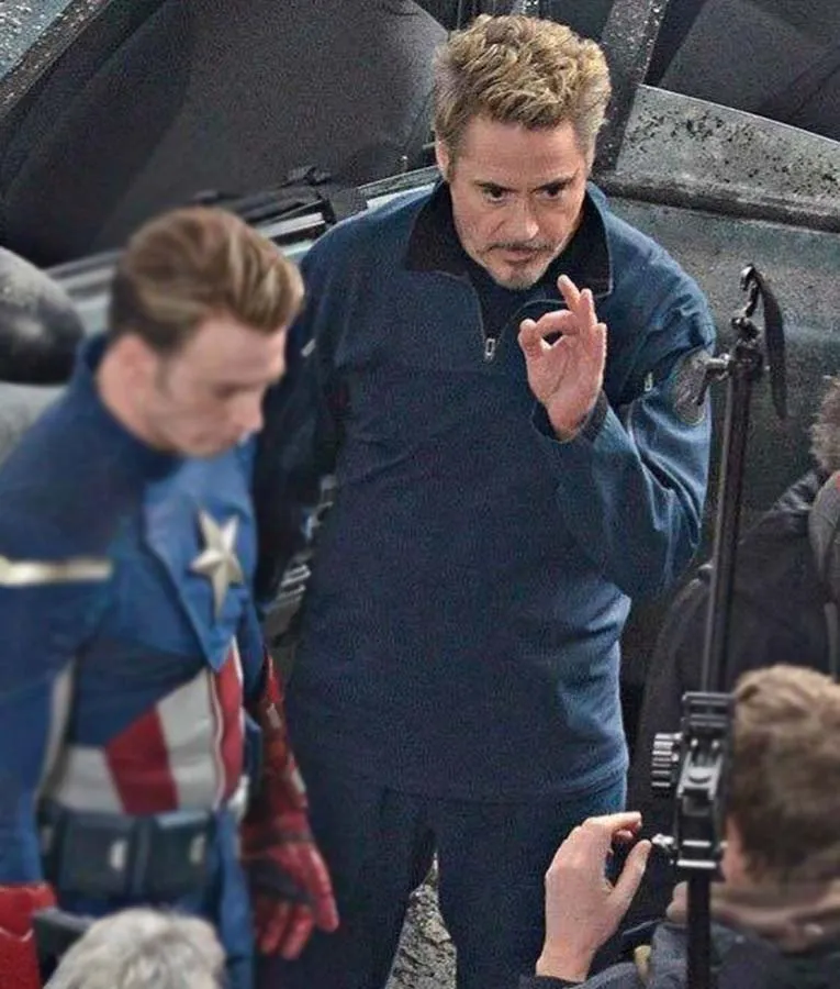 Avengers Endgame Tony Stark Blue Jacket - Image 3