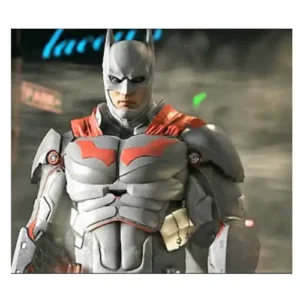 Injustice 2 Batman Grey Leather Jacket