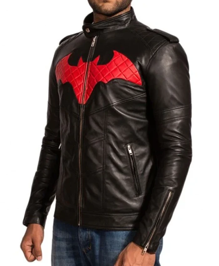 Terry McGinnis Batman Beyond Black Leather Jacket - Image 2