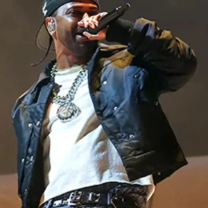Big Sean Coachella 2026 Black Jacket